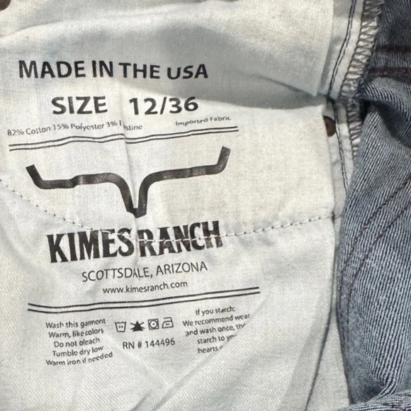 Kimes Ranch Women's Dark Blue Flare Jeans - Picture 3 of 3